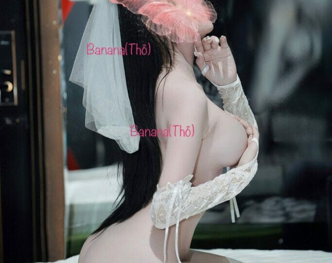 Ảnh 2 của Couple Bé Thỏ cosplay cô dâu lên đỉnh ra nước trắng (Phần 2)