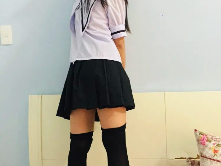 Ảnh 5 của Series gấu sinh viên năm nhất – Em cosplay nữ sinh chiều người yêu